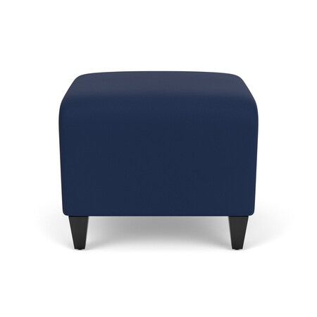 Lesro Siena Lounge Reception 1 Seat Bench, Black, MD Ink Upholstery SN1001
